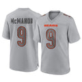 STECN C.Bears #9 Jim McMahon Player Gray Atmosphere Fashion Game Stitched Jerseys