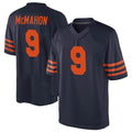 STECN C.Bears #9 Jim McMahon Player Navy Blue Alternate Game Stitched Jerseys