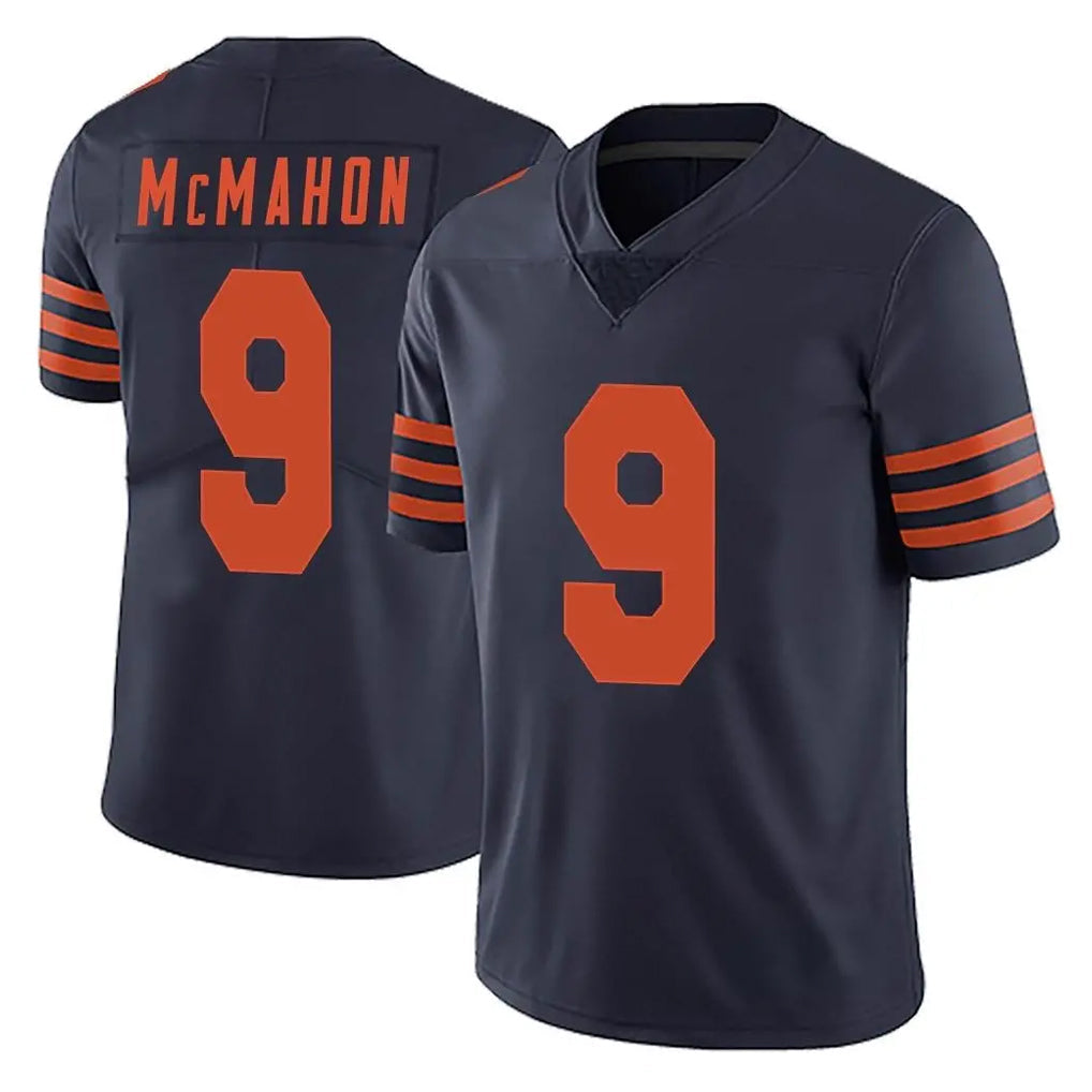 STECN C.Bears #9 Jim McMahon Player Navy Blue Alternate Vapor Untouchable Limited Stitched Jerseys