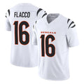 STECN C.Bengals #16 Joe Flacco Player White Vapor F.U.S.E. Limited Home Game Stitched Jerseys