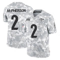 STECN C.Bengals #2 Evan McPherson Player Arctic Camo Salute to Service Limited Stitched Jerseys