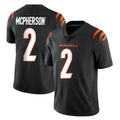 STECN C.Bengals #2 Evan McPherson Player Black Vapor Untouchable Limited Home Game Stitched Jerseys