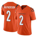 STECN C.Bengals #2 Evan McPherson Player Orange Vapor F.U.S.E. Limited Home Game Stitched Jerseys