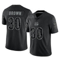 STECN C.Bengals #30 Chase Brown Player Black RFLCTV Limited  Stitched Jerseys
