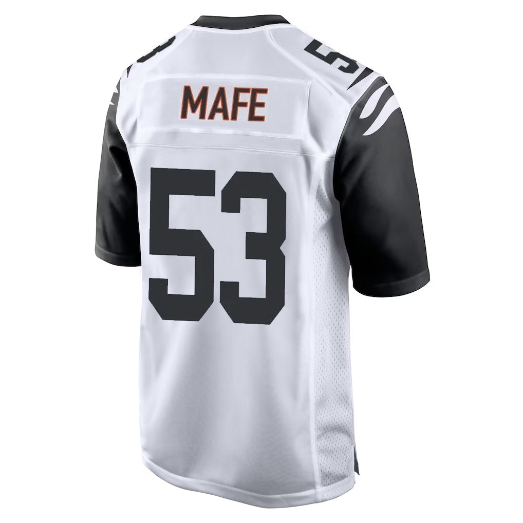 STECN C.Bengals #53 Boye Mafe Player White Alternate Home Game Stitched Jerseys