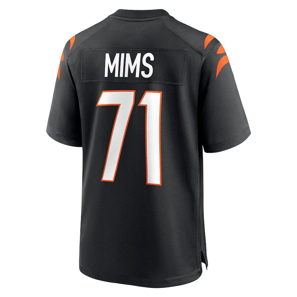STECN C.Bengals #71 Amarius Mims Player Black Home Game Stitched Jerseys