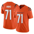 STECN C.Bengals #71 Amarius Mims Player Orange Vapor F.U.S.E. Limited Home Game Stitched Jerseys
