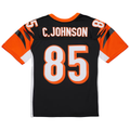STECN C.Bengals #85 Chad Johnson Mitchell & Ness Black 2004 Legacy Replica Stitched Puhic Jersey