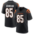STECN C.Bengals #85 Chad Johnson Player Black Home Game Stitched Jerseys