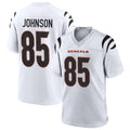 STECN C.Bengals #85 Chad Johnson Player White Home Game Stitched Jerseys