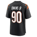 STECN C.Bengals #90 Kris Jenkins Jr Player Black Home Game Stitched Jerseys