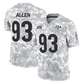 STECN C.Bengals #93 Jonathan Allen Player Arctic Camo Salute to Service Limited Stitched Jerseys