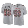 STECN C.Bengals #93 Jonathan Allen Player Gray Atmosphere Fashion Game Stitched Jerseys