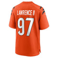 STECN C.Bengals #97 Dexter Lawrence II Orange Game Stitched Jerseys