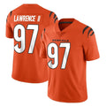 STECN C.Bengals #97 Dexter Lawrence II Player Orange Vapor Untouchable Limited Home Game Stitched Jerseys