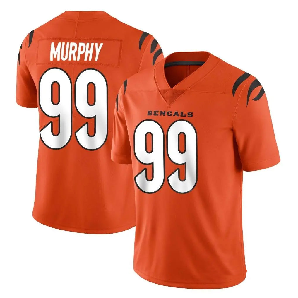STECN C.Bengals #99 Myles Murphy Player Orange Vapor Untouchable Limited Home Game Stitched Jerseys
