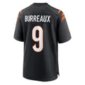 STECN C.Bengals #9 Joe Burrow Player Black Home Game Stitched Jerseys