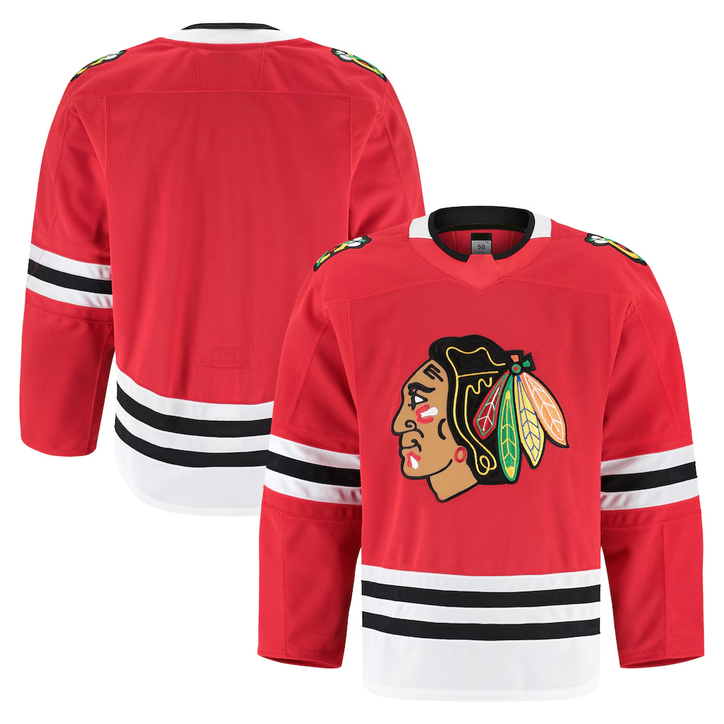 STECN C.Blackhawks Red Home Authentic Pro Jerseys
