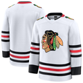 STECN C.Blackhawks White Away Premium Jerseys