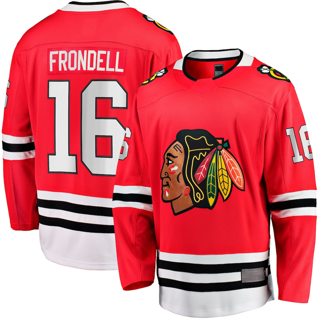 STECN C.Blackhawks #16 Anton Frondell Red Breakaway Jerseys