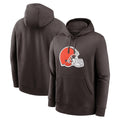 STECN C.Browns Brown Primetime Logo Hoodie Blank Player Limited Stitched Jerseys