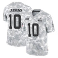 STECN C.Browns #10 Quinshon Judkins Player Arctic Camo Salute to Service Limited Home Game Stitched Jerseys