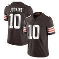 STECN C.Browns #10 Quinshon Judkins Player Brown Color Vapor Untouchable Limited Home Game Stitched Jerseys