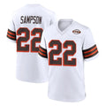 STECN C.Browns #22 Dylan Sampson Player White Alternate Home Game Stitched Jerseys