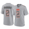 STECN C.Browns #2 Shedeur Sanders Player Gray Atmosphere Fashion Game Stitched Jerseys
