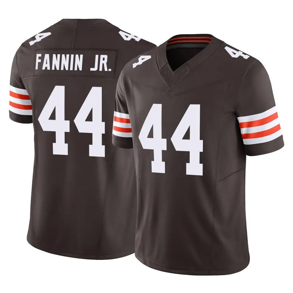 STECN C.Browns #44 Harold Fannin Jr. Player Brown Vapor F.U.S.E. Limited Home Game Stitched Jerseys