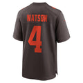 STECN C.Browns #4 Deshaun Watson Brown Alternate Game Stitched Jerseys