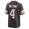 STECN C.Browns #4 Deshaun Watson Brown Game Stitched Jerseys