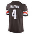 STECN C.Browns #4 Deshaun Watson Brown Vapor F.U.S.E. Limited Stitched Jerseys
