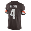 STECN C.Browns #4 Deshaun Watson Brown Vapor Limited Stitched Jerseys
