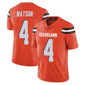STECN C.Browns #4 Deshaun Watson Player Orange Alternate Vapor Untouchable Limited Home Game Stitched Jerseys
