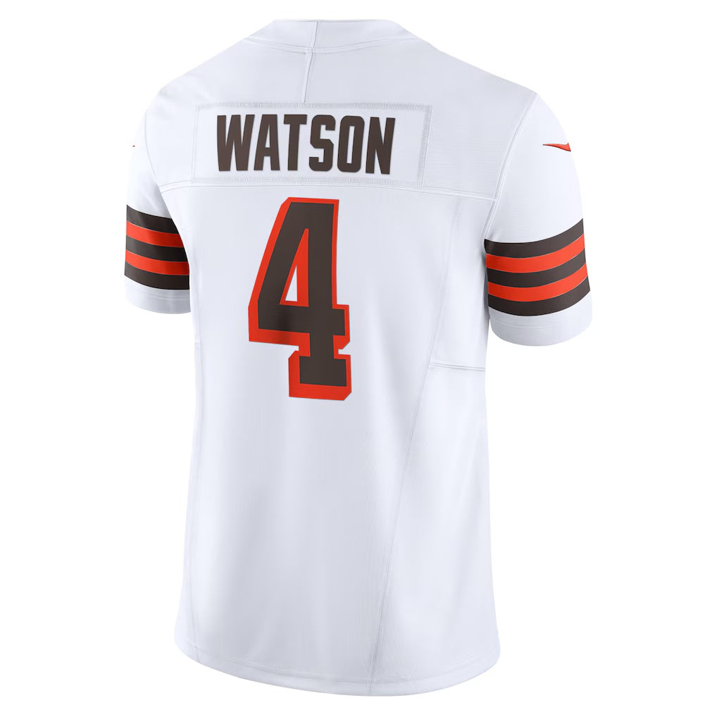 STECN C.Browns #4 Deshaun Watson White Vapor F.U.S.E. Limited Stitched Jerseys