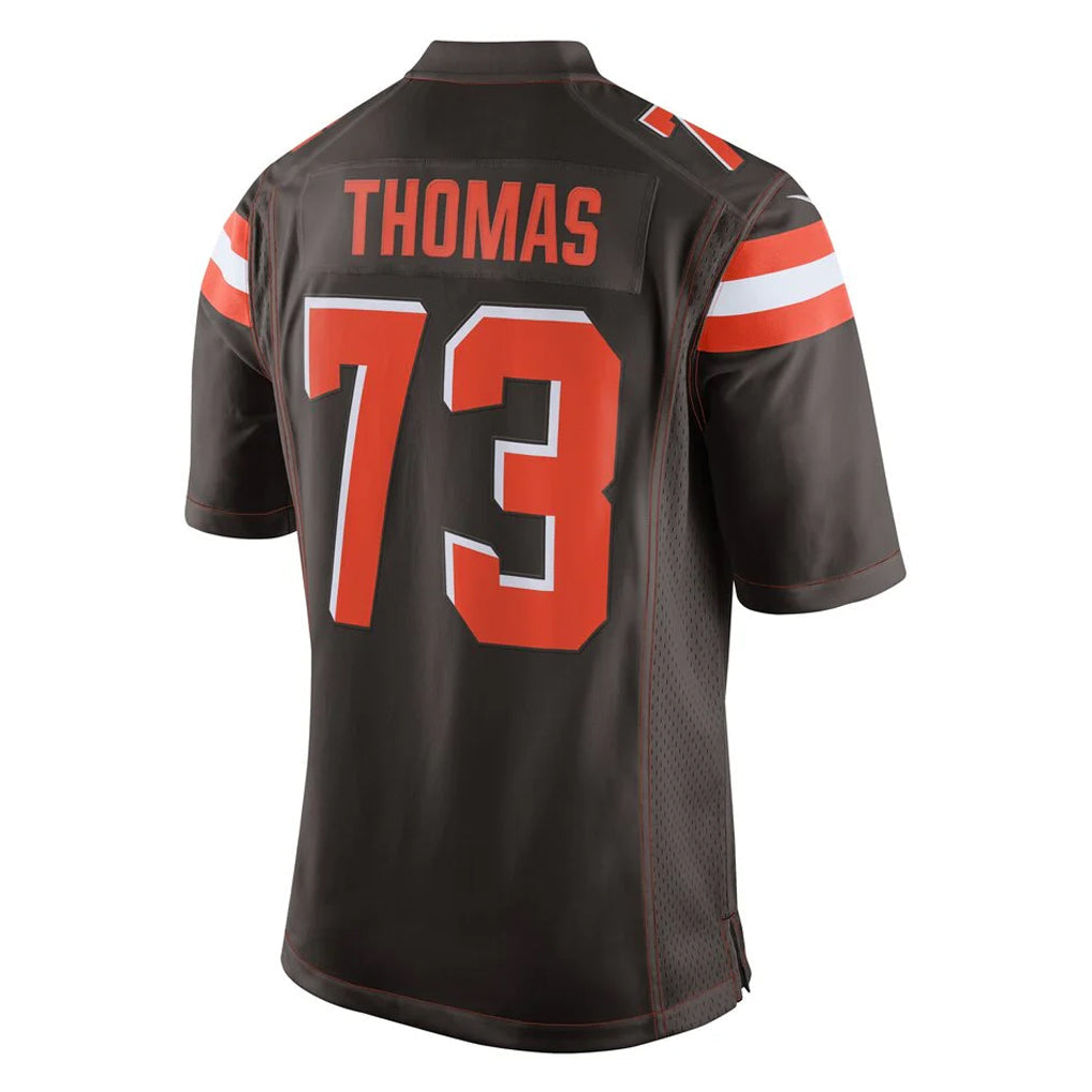 STECN C.Browns #73 Joe Thomas Player Brown Vapor Limited Home Game Stitched Jerseys
