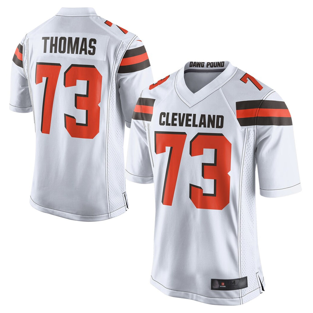 STECN C.Browns #73 Joe Thomas Player White Limited Home Game Stitched Jerseys