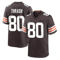 STECN C.Browns #80 Jamari Thrash Player Brown Home Game Stitched Jerseys