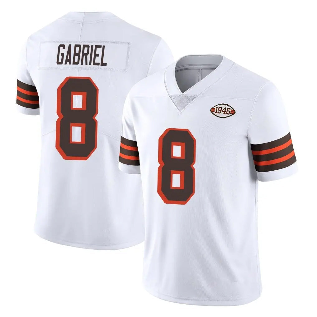 STECN C.Browns #8 Dillon Gabriel Player White Limited  Vapor 1946 Collection Alternate Game Stitched Jerseys
