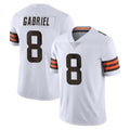 STECN C.Browns #8 Dillon Gabriel Player White Vapor Untouchable Limited Home Game Stitched Jerseys