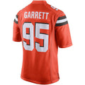 STECN C.Browns #95 Myles Garrett Player Orange Game  Stitched Jerseys