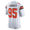 STECN C.Browns #95 Myles Garrett Player White Game Stitched Jerseys