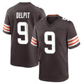 STECN C.Browns #9 Grant Delpit Player Brown Home Game Stitched Jerseys