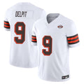 STECN C.Browns #9 Grant Delpit Player White Limited Vapor F.U.S.E. Alternate Game Stitched Jerseys