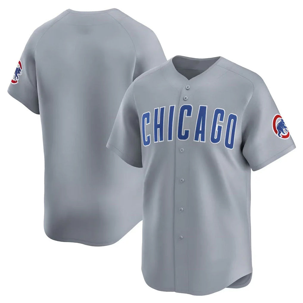 STECN C.Cubs Gray Road Limited Home Game Blank Player Stitched Jerseys