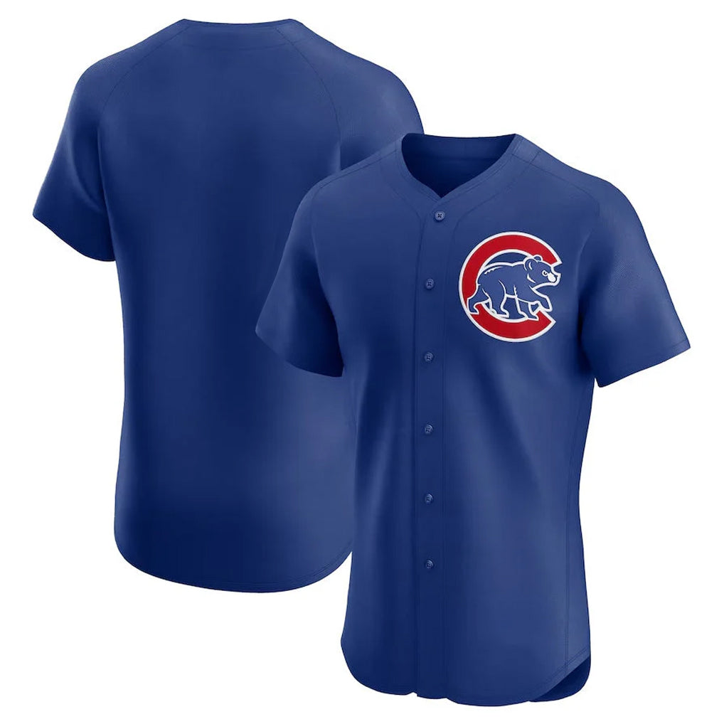 STECN C.Cubs Royal Limited Elite Home Game Blank Player Stitched Jerseys