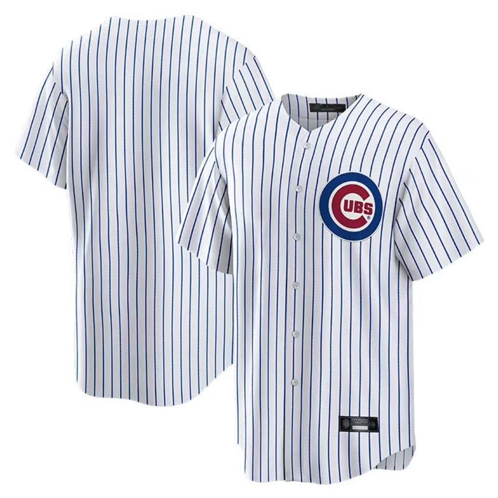 STECN C.Cubs White Limited Home Blank Player Stitched Jerseys