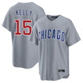 STECN C.Cubs #15 Carson Kelly Player Gray Home Game Stitched Jerseys