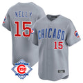 STECN C.Cubs #15 Carson Kelly Player Gray Road 150th Anniversary Limited Home Stitched Jerseys